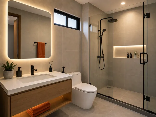 Finishing Kamar Mandi Modern