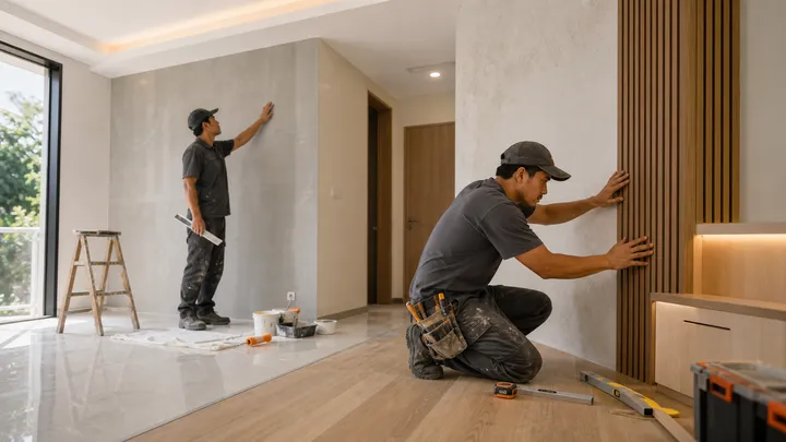 Finishing interior hunian modern